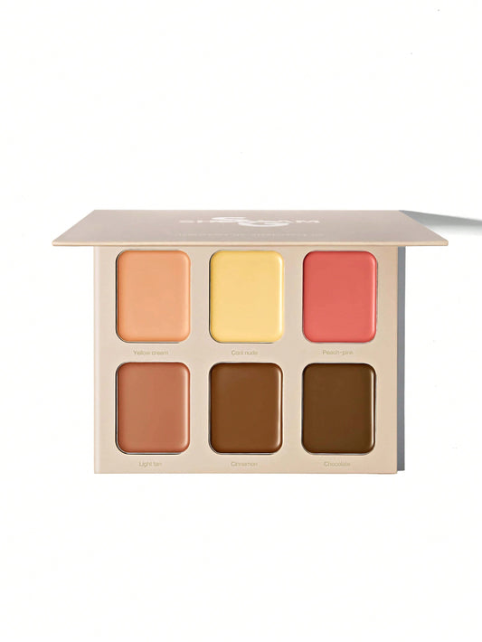 SHEGLAM 6 COLOR CREAM CONTOUR PALETTE - FRENCH GIRL
