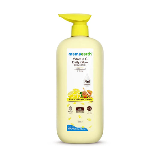 MAMAEARTH VITAMIN C DAILY GLOW BODY LOTION FOR SKIN BRIGHTENING 400ML