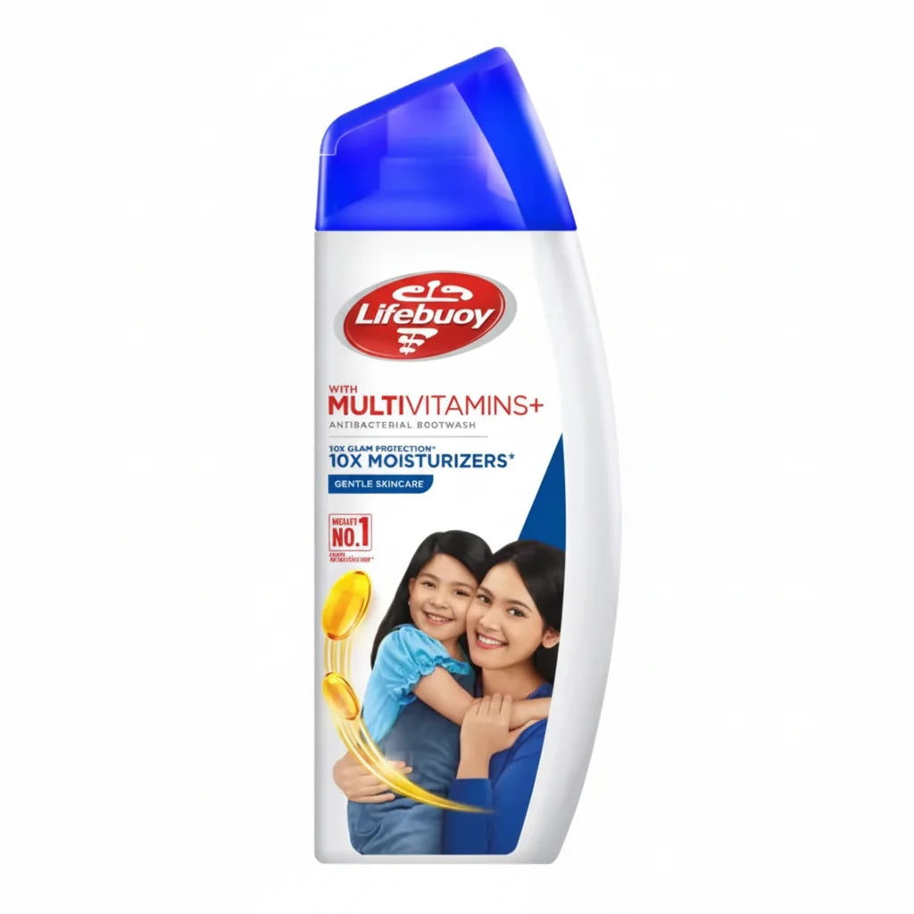 LIFEBOUY WITH MULTIVITAMINS+. GERM PROTECTION BODY GENTLE SKINCARE 300ML