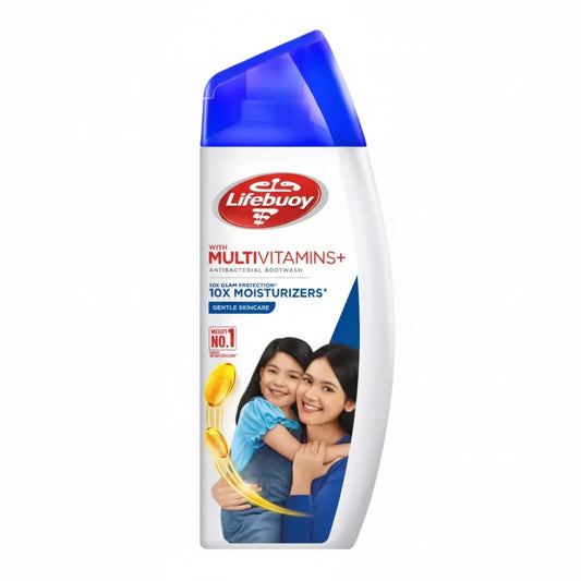 LIFEBOUY WITH MULTIVITAMINS+. GERM PROTECTION BODY GENTLE SKINCARE 300ML
