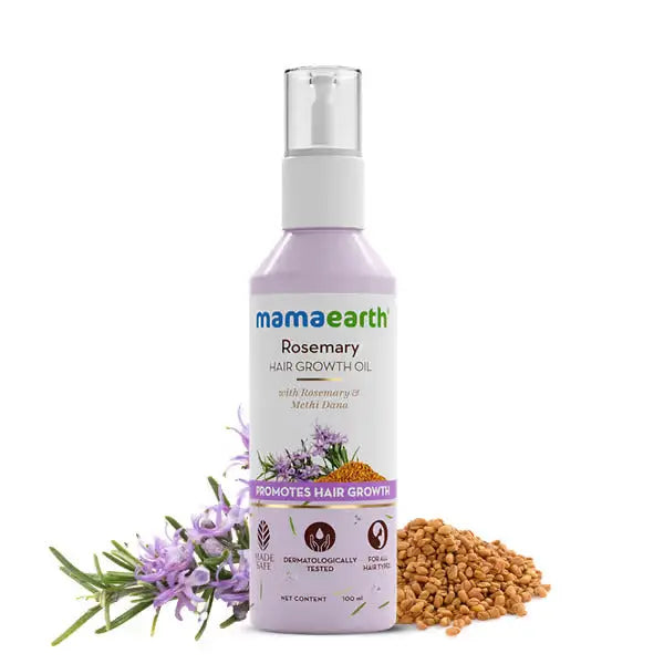 MAMAEARTH ROSEMARY HAIR GROWTH OIL WITH ROSEMARY & METHI DANA 100ML