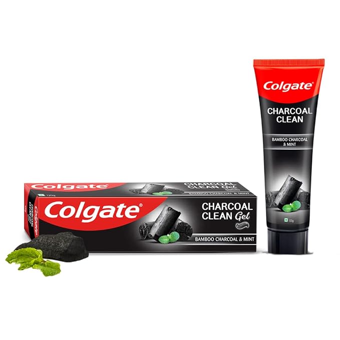 COLGATE CHARCOAL CLEAN GEL WITH BAMBOO CHARCOAL & MINT 120G