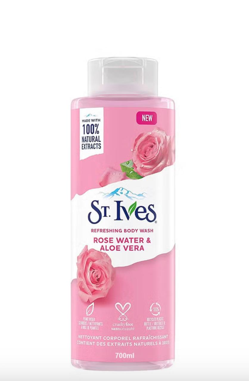 ST. IVES ROSE WATER & ALOE VERA BODY WASH 7000ML