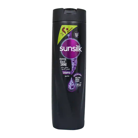 SUNSILK STUNNING BLACK SHINE SHAMPOO 350ML