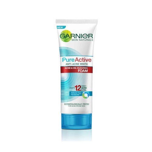 WOMAN FACE WASH GARNIER PURE ACTIVE FOAM 100ML