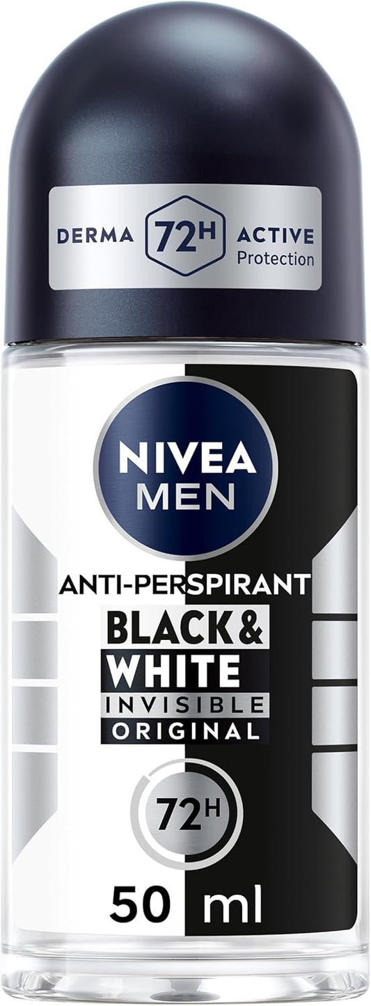 NIVEA ROLL ON BLACK & WHITE INVISIBLE ORIGINAL 50ML
