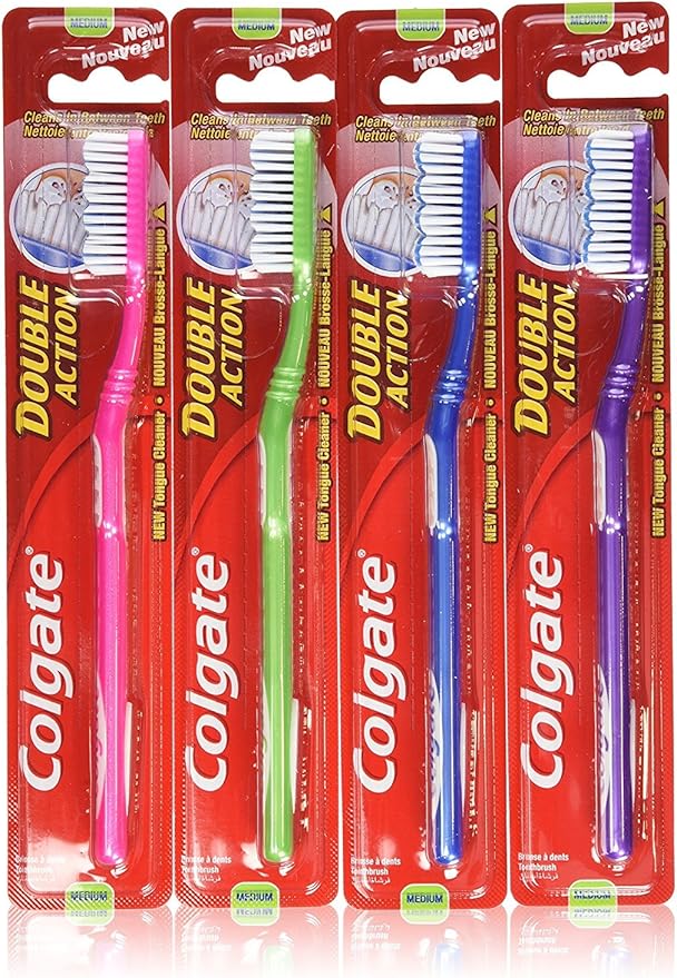 COLGATE TOOTHBRUSH DOUBLE ACTION MEDIUM