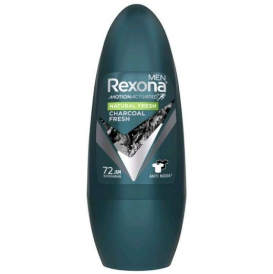 REXONA MEN MOTION ACTIVATED NATURAL CHARCOAL FRESH ROLL ON 45ML