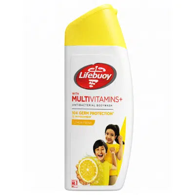 LIFEBOUY WITH MULTIVITAMINS+. GERM PROTECTION BODY WASH LEMON FRESH 300ML