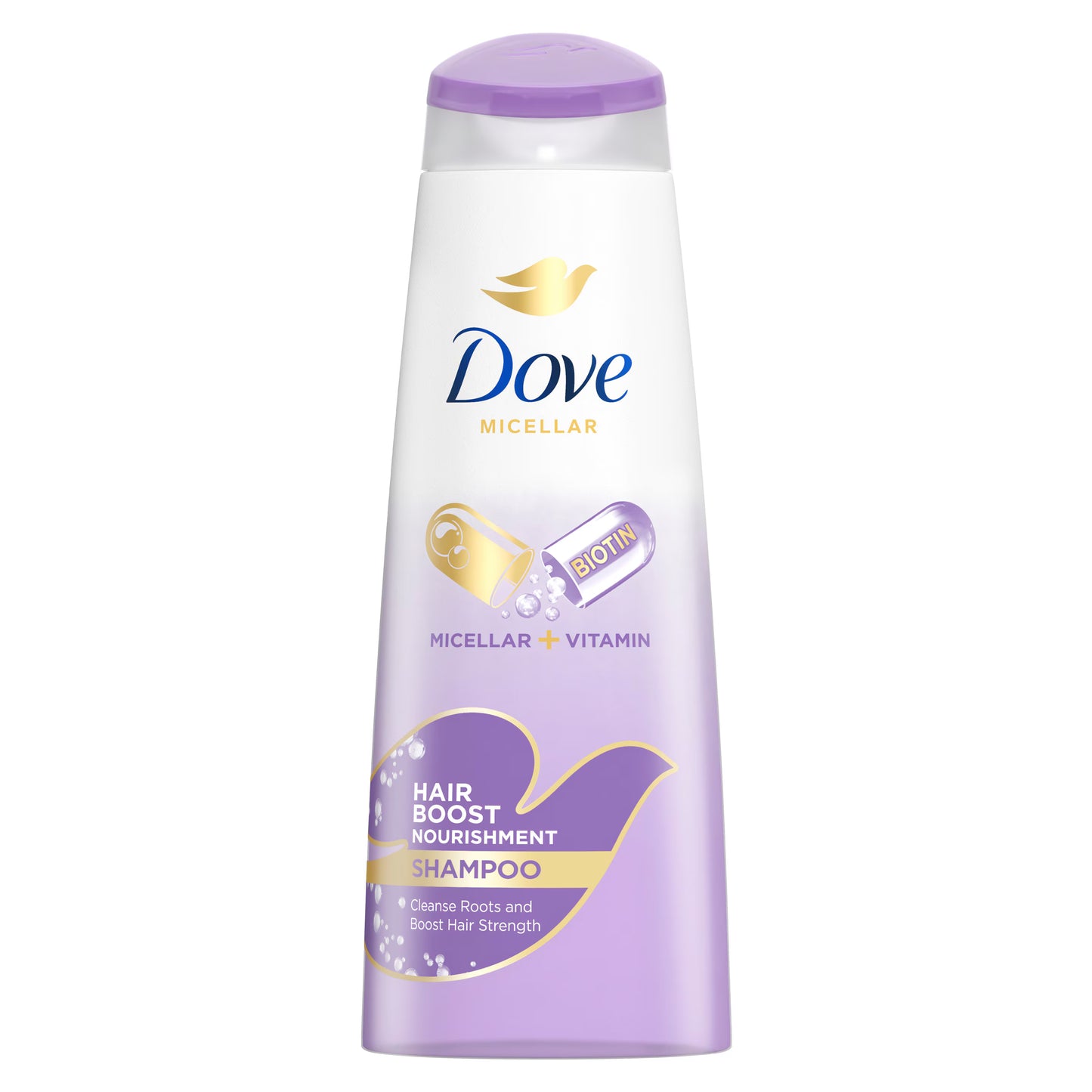 DOVE SHAMPOO MICELLAR + VITAMIN HAIR BOOST NOURISHMENT 330ML