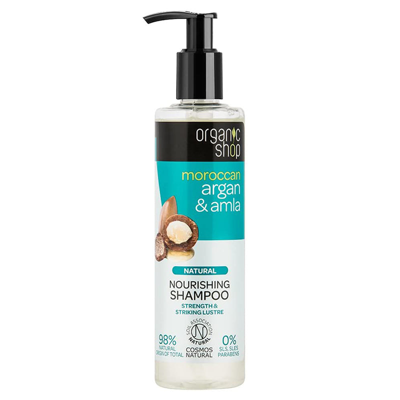 ORGANIC SHOP ARGAN & AMLA SHAMPOO 280ML COSMOS NATURAL (IONC)