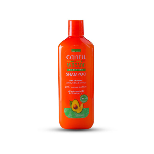 CANTU AVOCADO HYDRATING SHAMPOO WITH AVOCADO OIL & SHEA BUTTER 13.5OZ