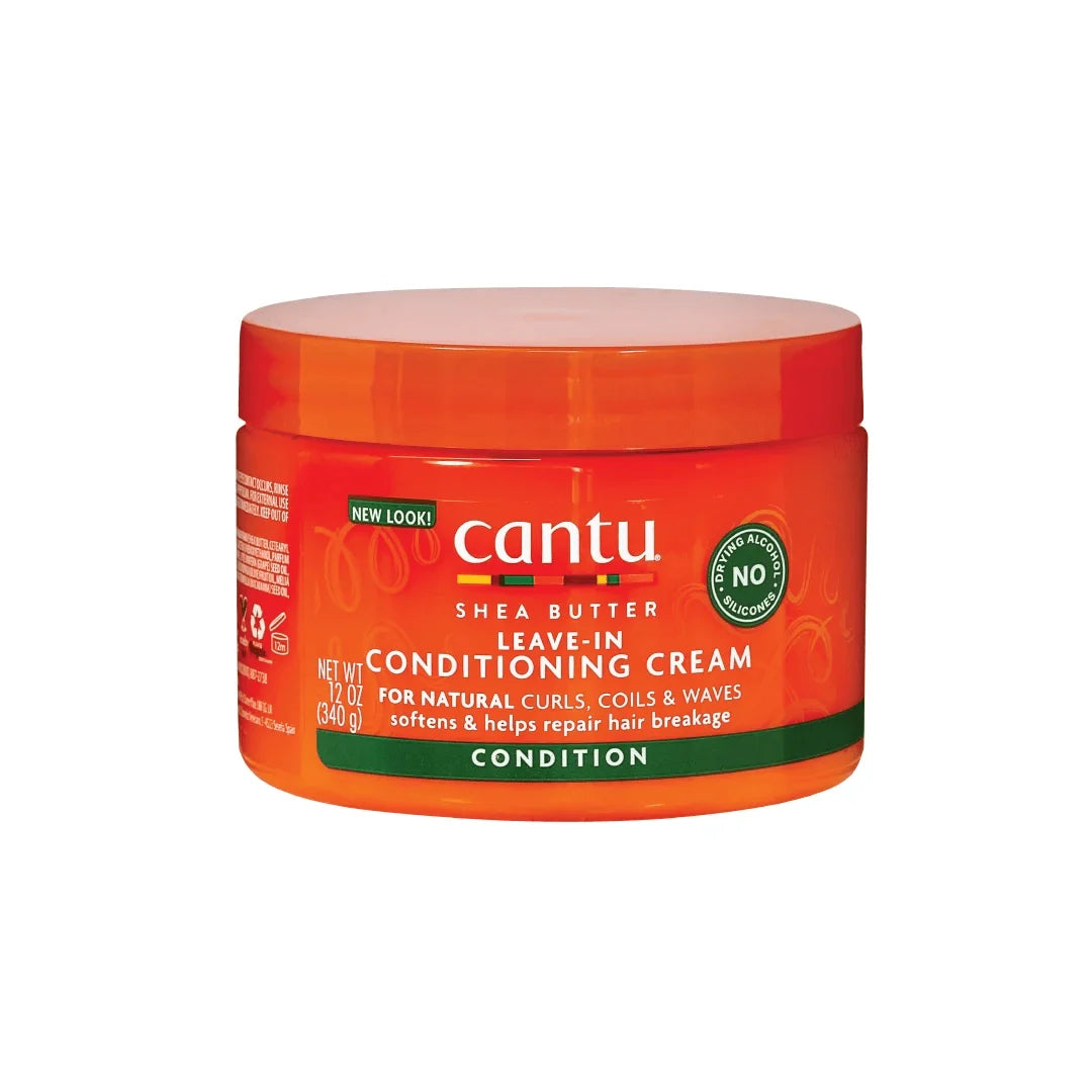 CANTU SHEA BUTTER NATURAL LEAVE IN CONDITIONING CREAM 340G