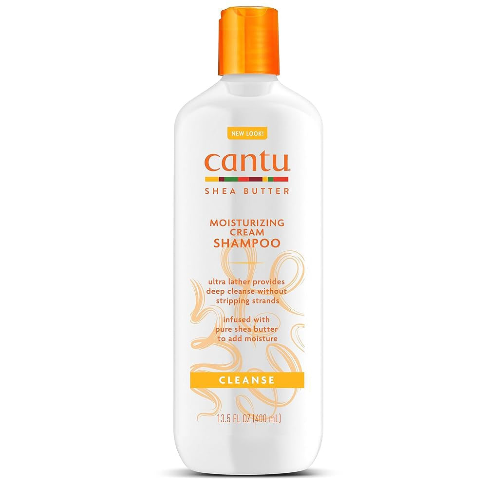 CANTU MOISTURIZING CREAM SHAMPOO SHEA BUTTER 13.5OZ