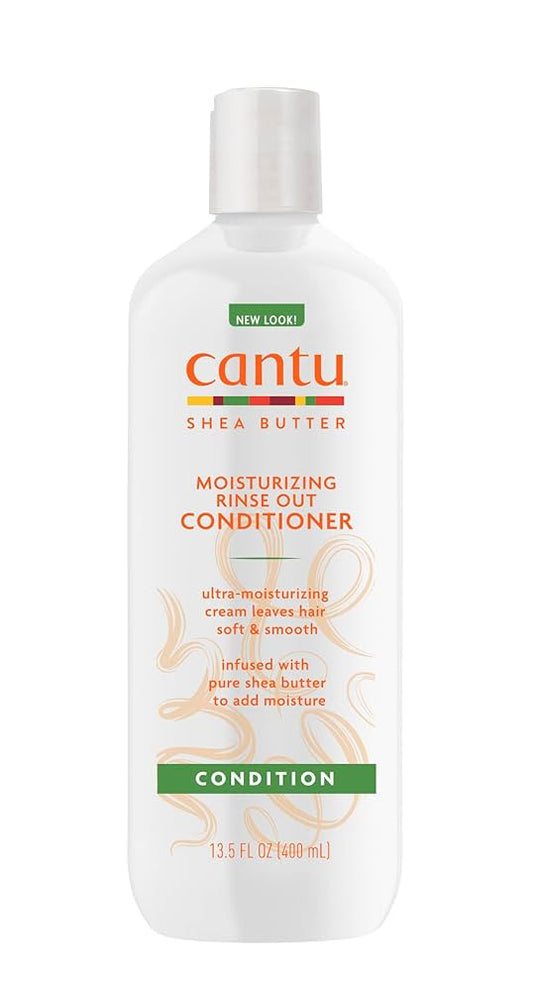 CANTU MOISTURIZING RINSE OUT CONDITIONER SHEA BUTTER 13.5OZ