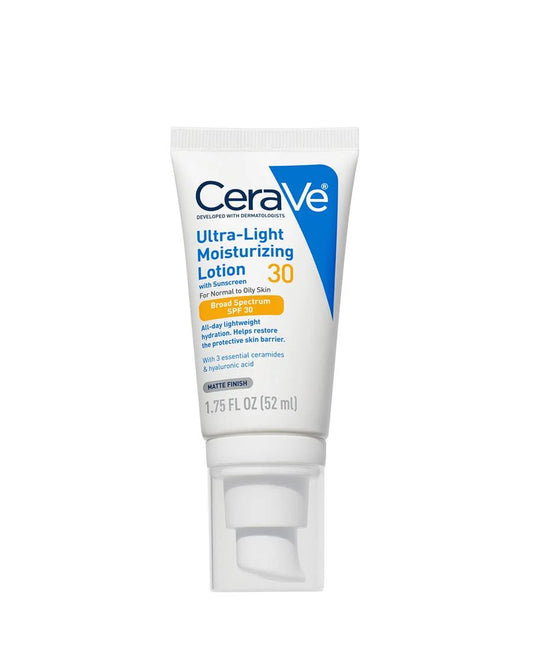 CERAVE ULTRA LIGHT MOISTRUIZING  LOTION SPF30 FOR NORMAL TO OILY SKIN 50ML