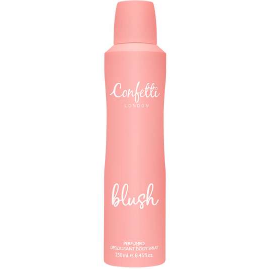 CONFETTI LONDON BLUSH PERFUMED DEODORANT BODY SPRAY 250ML