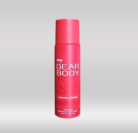 DEAR BODY SUMMER FRESHES PERFUMED DEODORANT BODY SPRAY 250ML