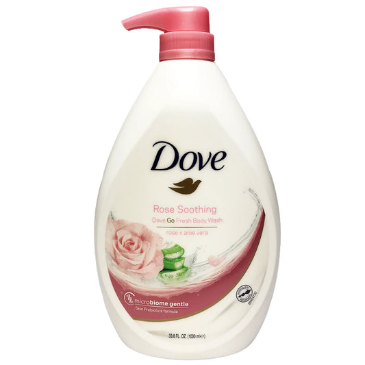 DOVE BODY WASH GO FRESH ROSE SOOTHING 1000ML