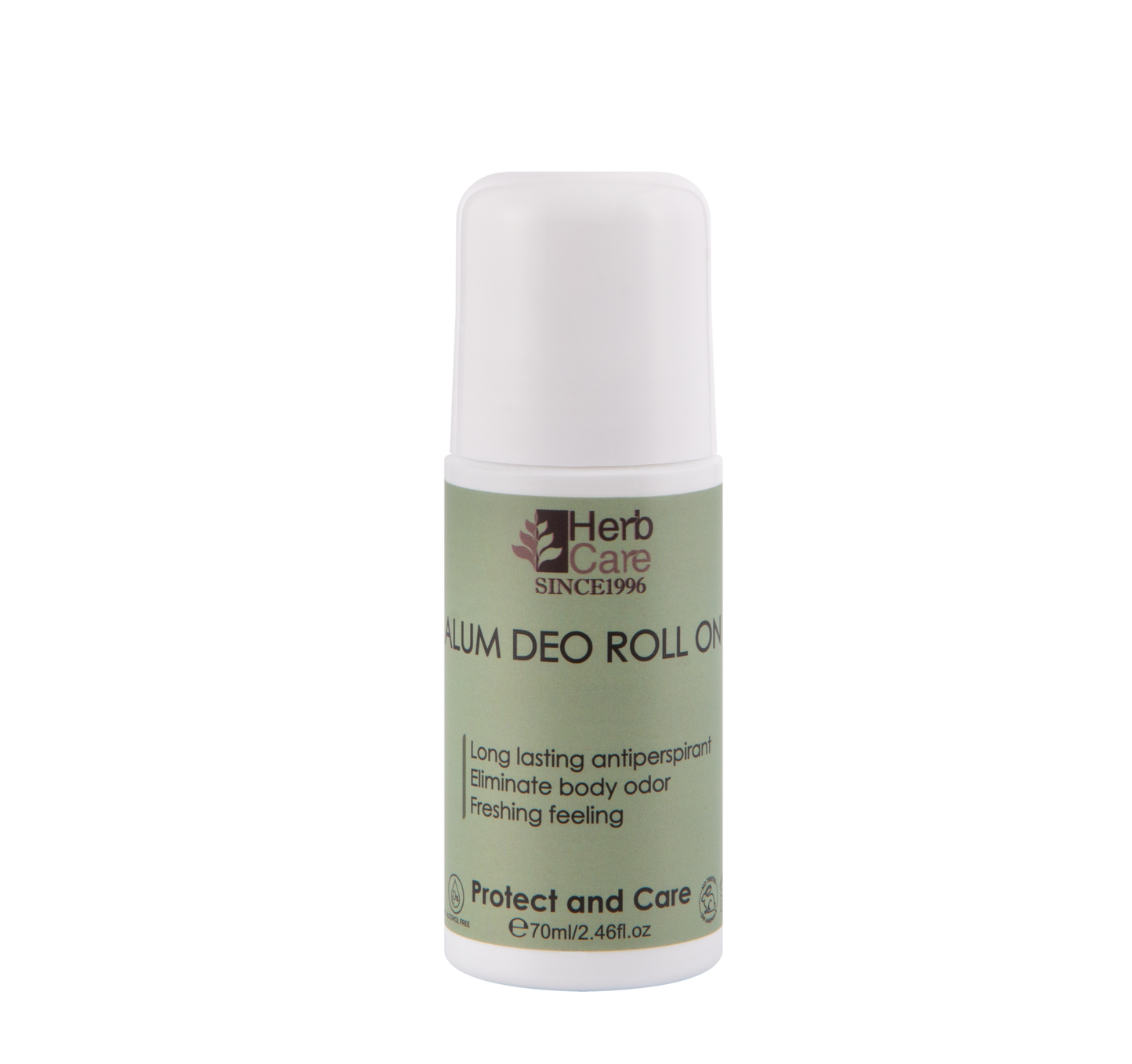 HERB CARE ALUM DEO ROLL ON ORIGINAL PROTECT AND CARE 70ML