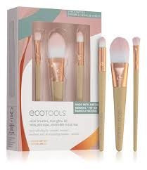 ECOTOOLS MINI BRUSHES MAX GLOW KIT 3 PIECE SET