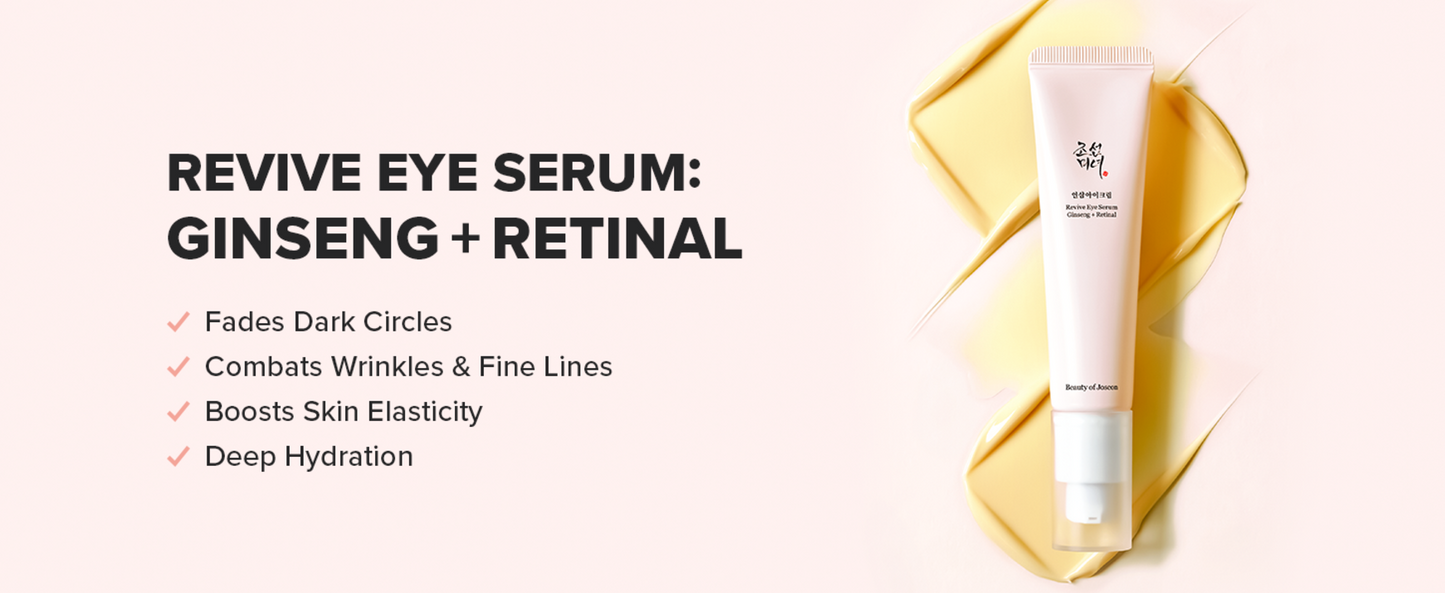 BEAUTY OF JOSEON REIVE EYE SERUM GINSENG + RETINAL 30ML