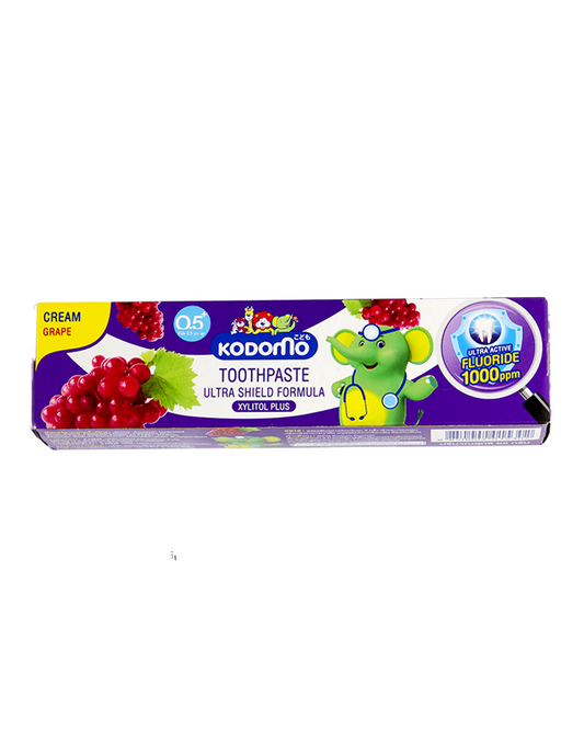 KODOMO KIDS TOOTHPASTE ULTRA SHIELD FORMULA CREAM GRAPE 65G