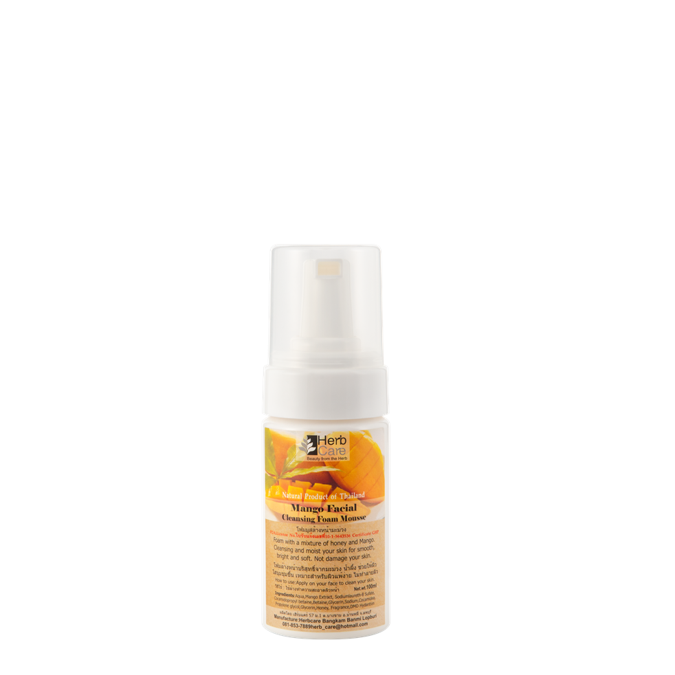 HERBCARE MANGO FACIAL CLEANSING FOAM MOUSSE 100ML