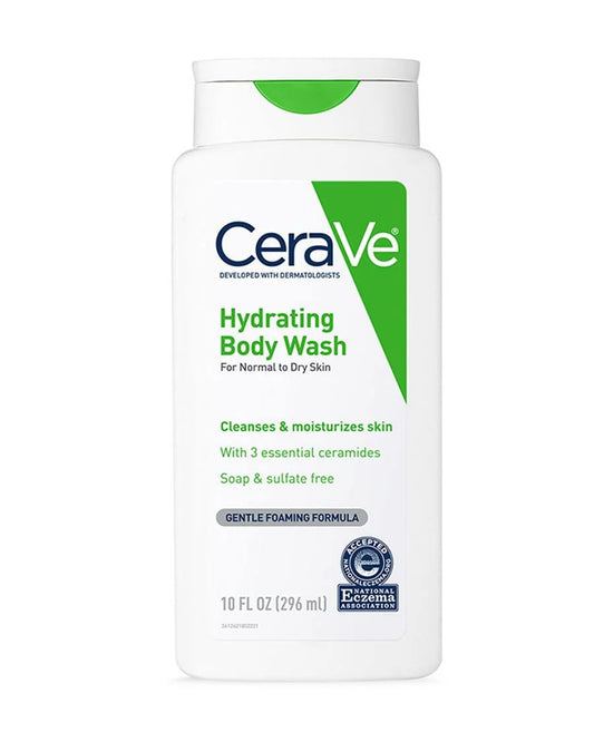 CERAVE HYDRATING BODY WASH FOR NORMAL TO DRY SKIN 296ML
