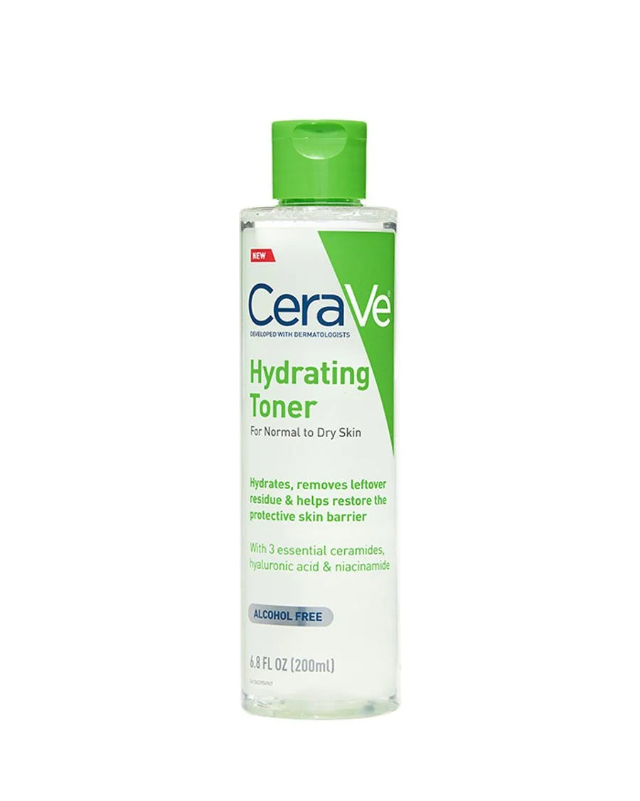 CERAVE HYDRATING TONER NORMAL TO DRY SKIN ALCAHOL FREE 200ML