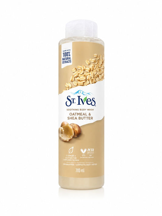ST. IVES SOOTHING BODY WASH, OATMEAL & SHEA BUTTER 700 ML