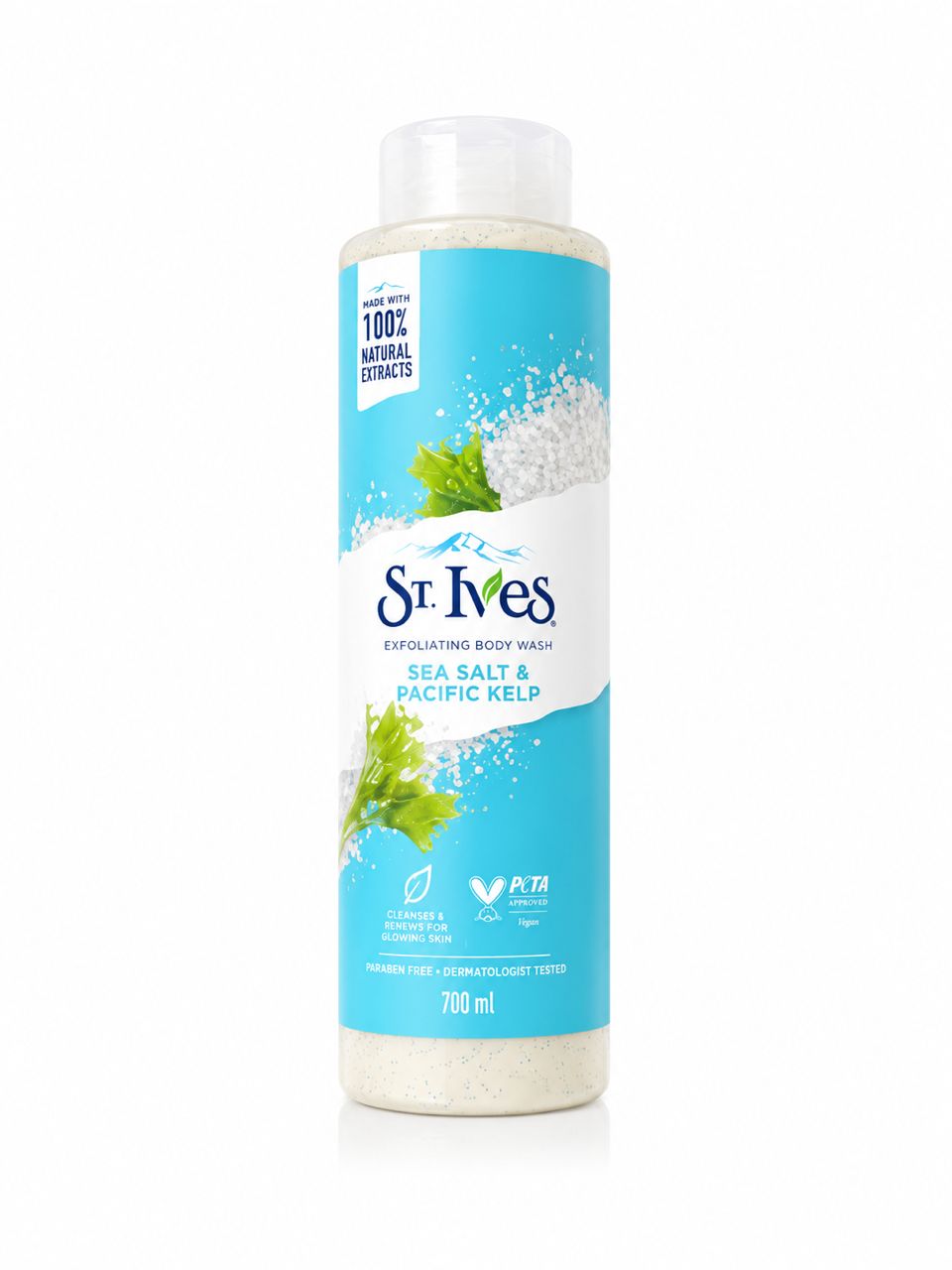 ST. IVES BODY WASH, SEA SALT & PACIFIC KELP 700ML