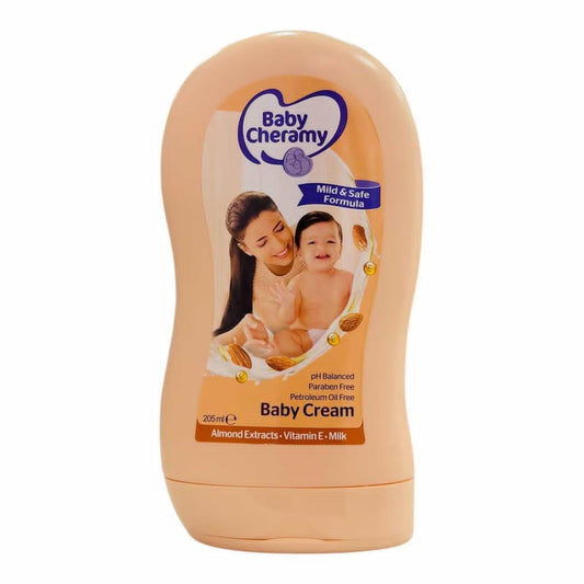 BABY CHERAMY BABY CREAMY ALMOND EXTRACTS-VITAMIN E-MILK 205ML
