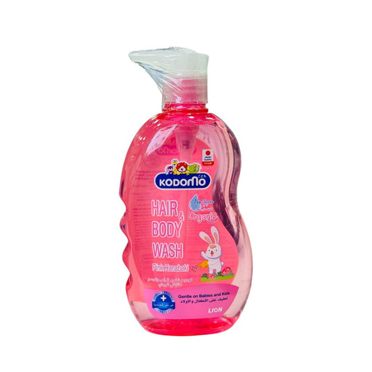 KODOMO HAIR BODY WASH PINK HANABAKI 400ML