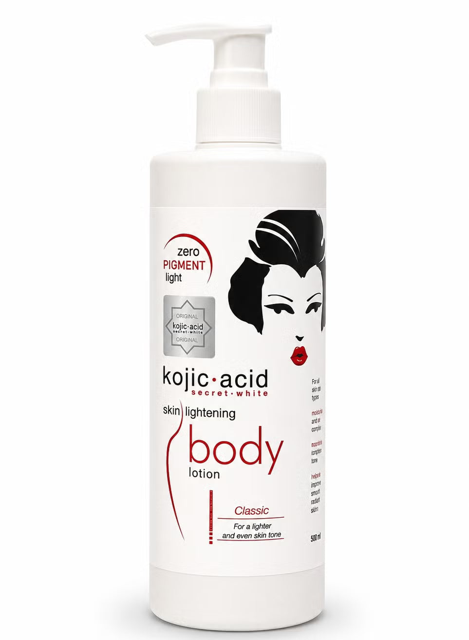 KOJIC SKIN LIGHTENING BODY LOTION 500ML