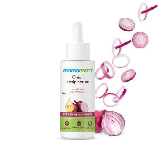 MAMAEARTH ONION SCALP SERUM WITH ONION & NIACINAMIDE 50ML