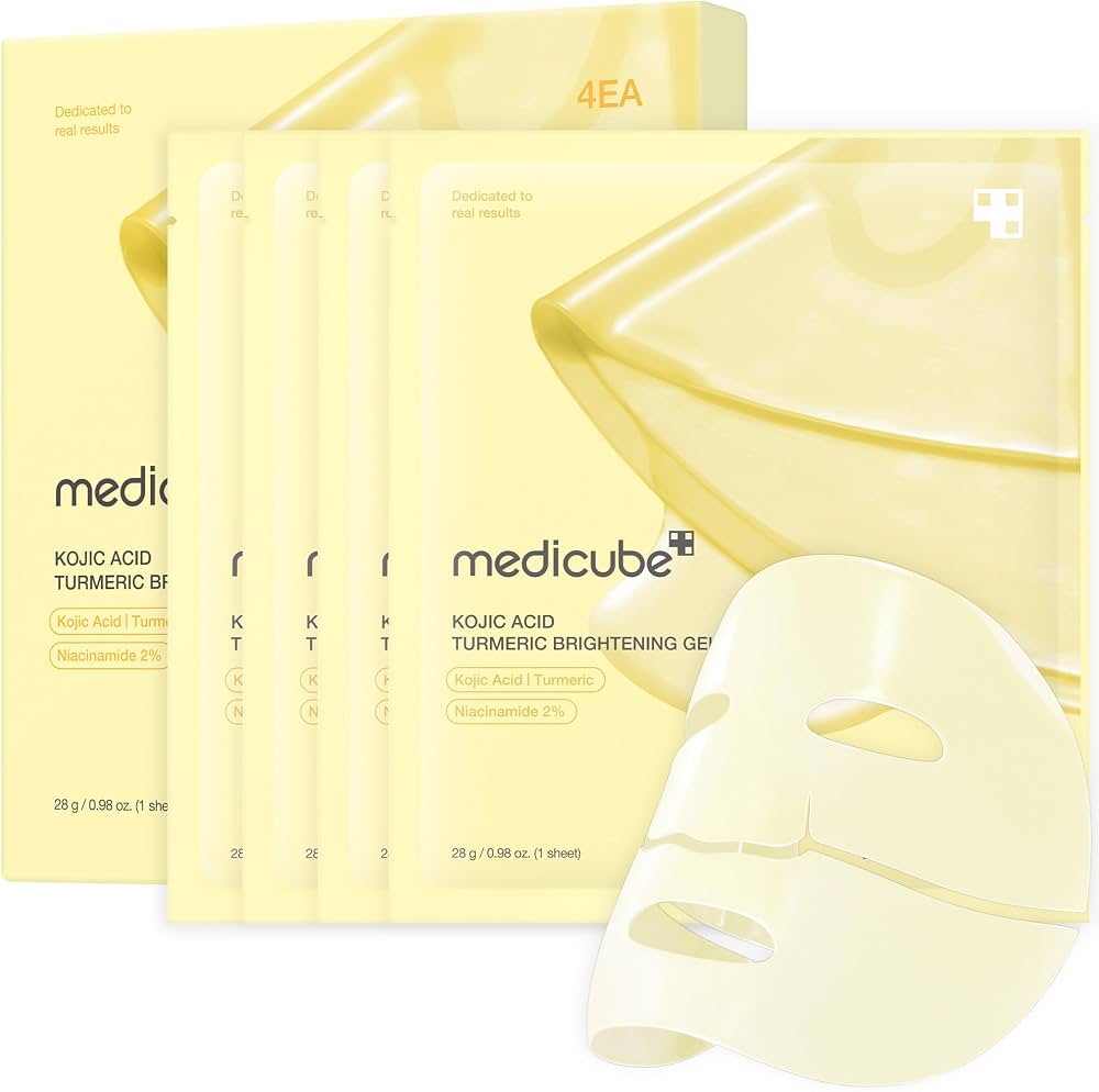 MEDICUBE KOJIC ACID TUERMERIC BRIGHTNING GEL MASK 28G
