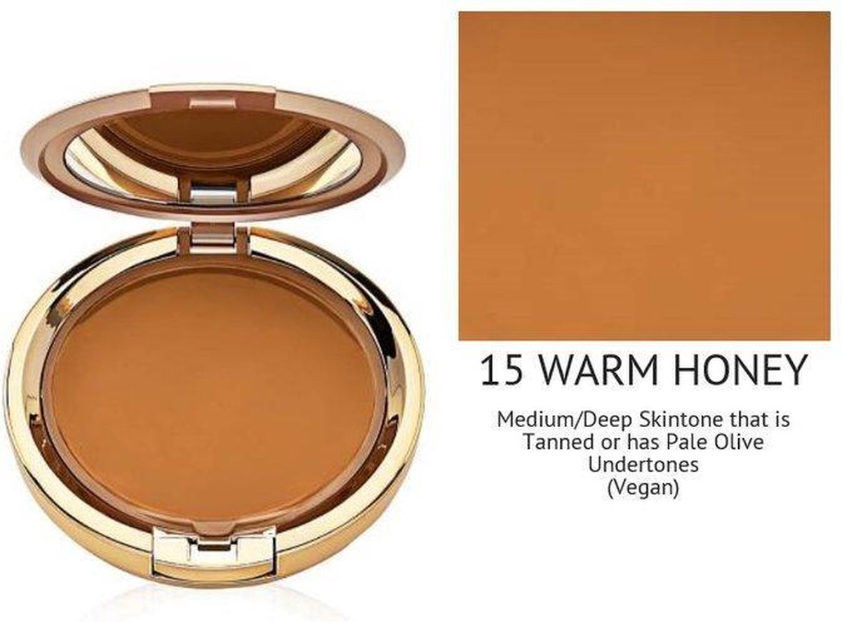 MILANI SMOOTH FINISH CREAM TO POWDER MAKEUP 15 WARM HONEY