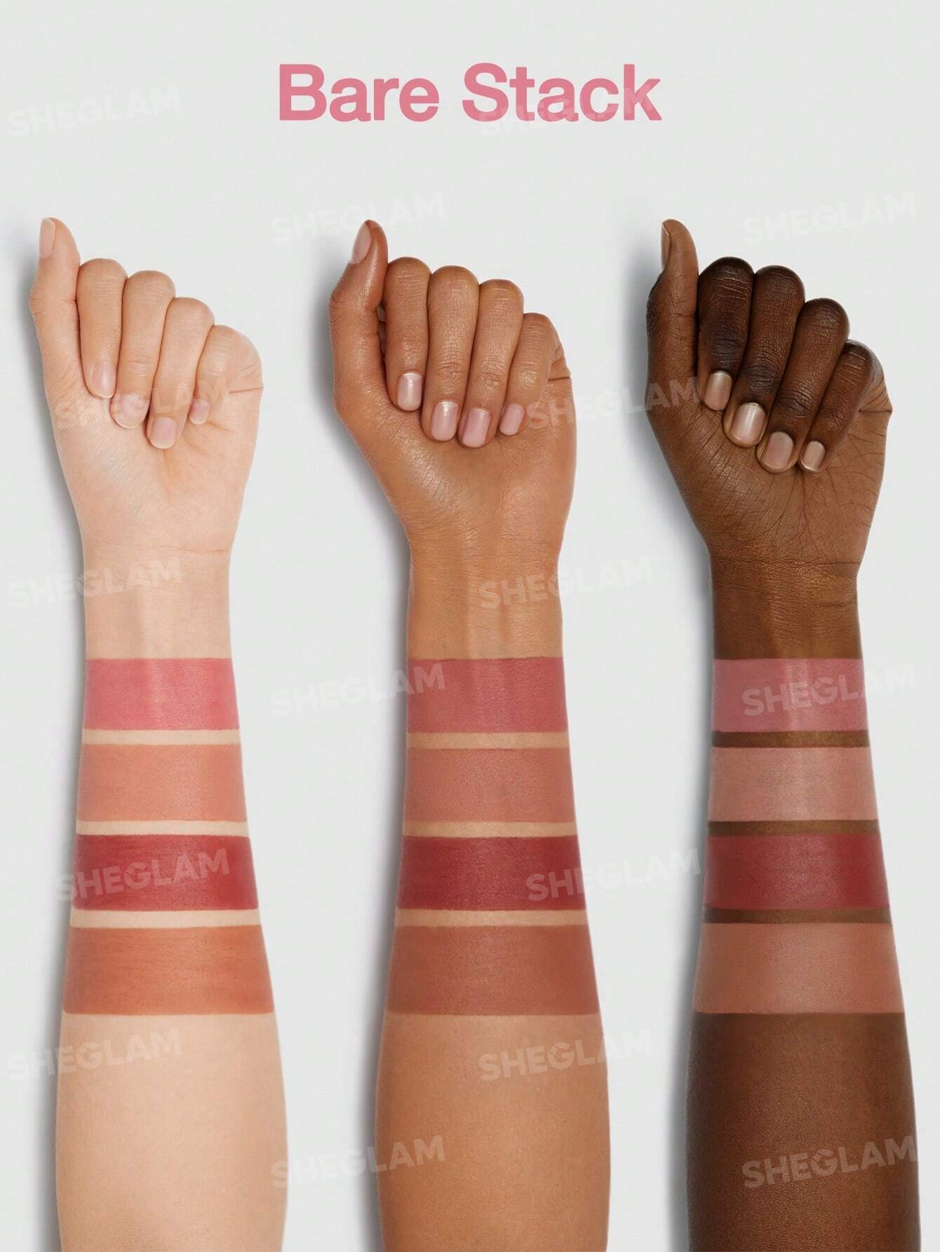 SHEGLAM MEGA LIP STACKS NUDE BARE