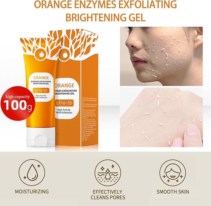 ORANGE ENZYMES  EXFOLIATING BRIGHTENING GEL LF16-35 50G