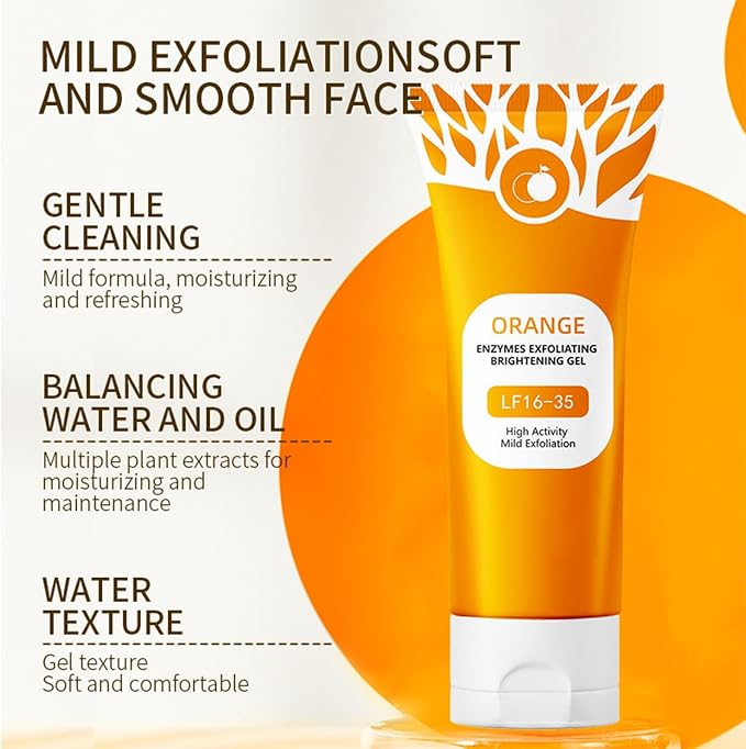 ORANGE ENZYMES  EXFOLIATING BRIGHTENING GEL LF16-35 50G