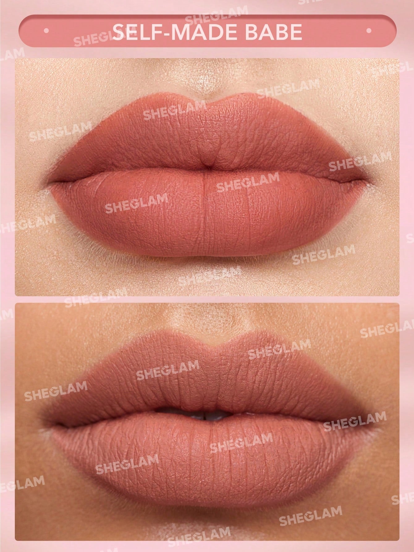 SHEGLAM MATTE ALLURE LIPSTICK SELF MADE BASE