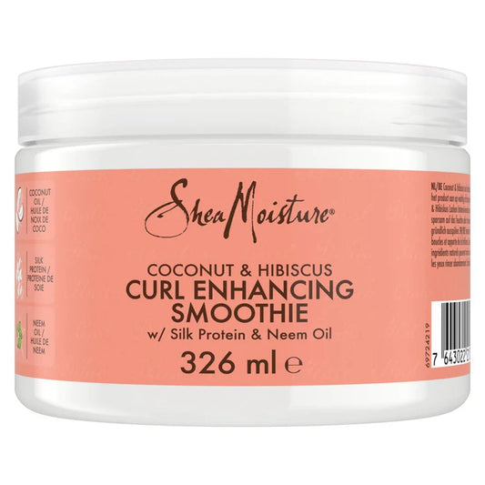 SHEA MOISTURE COCONUT & HIBISCUS CURL ENHANCING SMOOTHIE 326ML