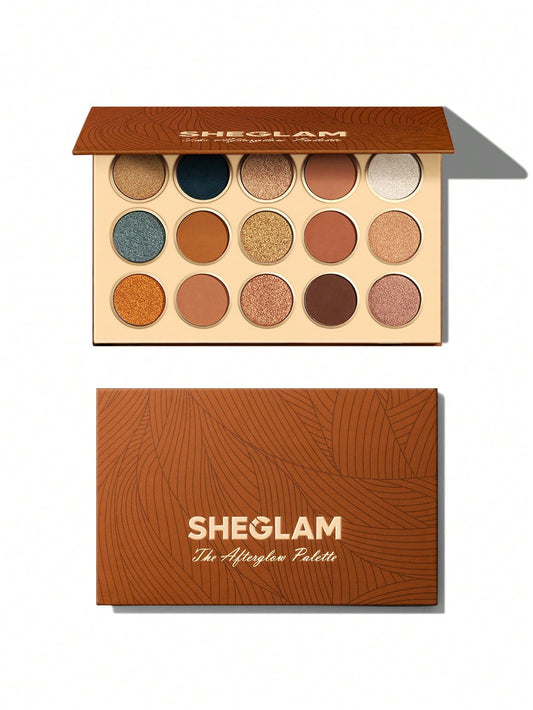 SHEGLAM AFTERGLOW 15 COLOR EYESHADOW PALETTE