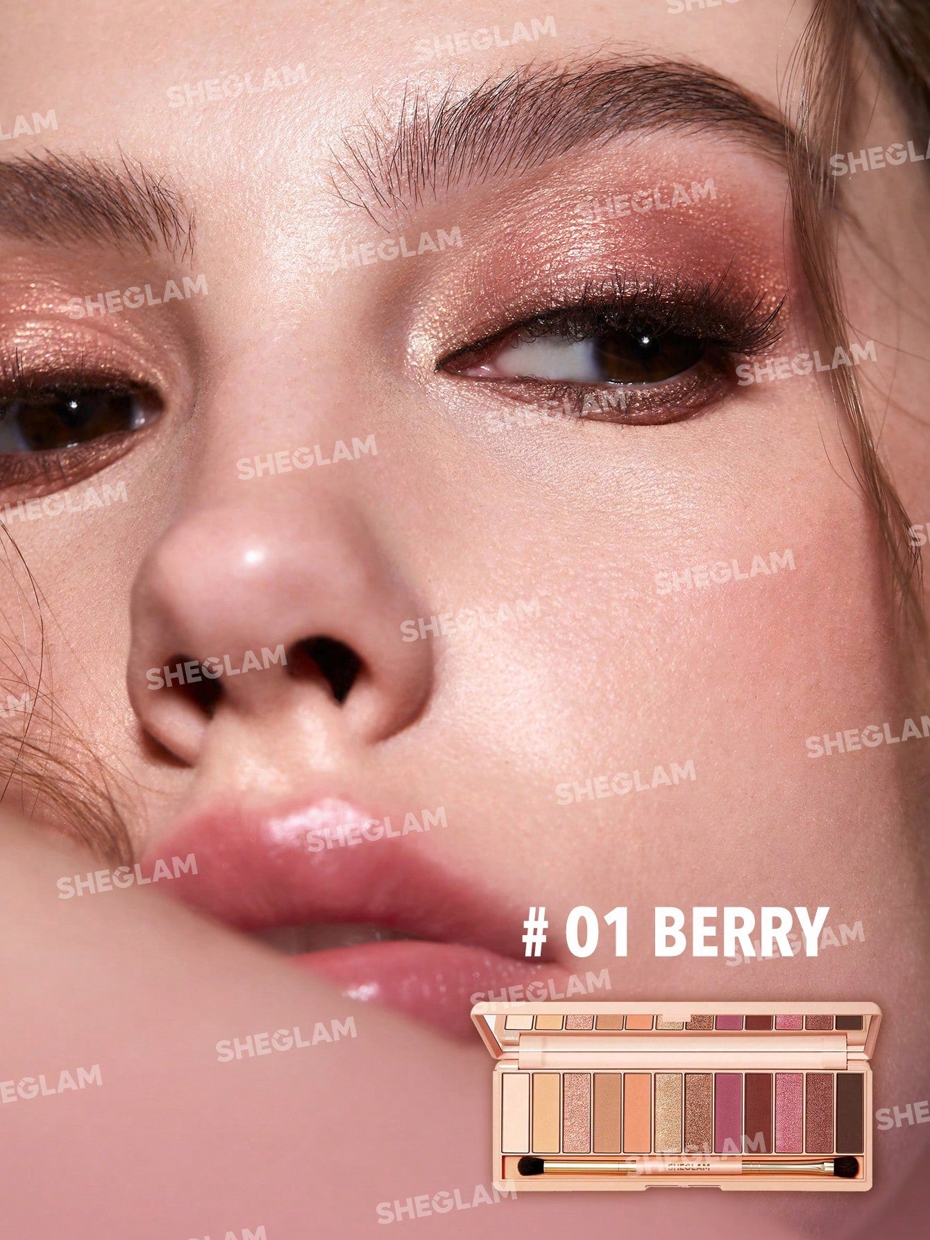 SHEGLAM 12 COLOR EYESHADOW PALETTE BERRY