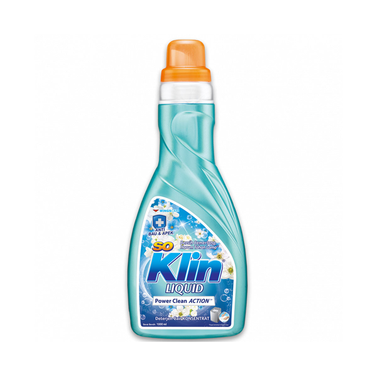 SOKLIN LIQUID DETERGENT ANTI BACTERIAL BLUE 1 LTR