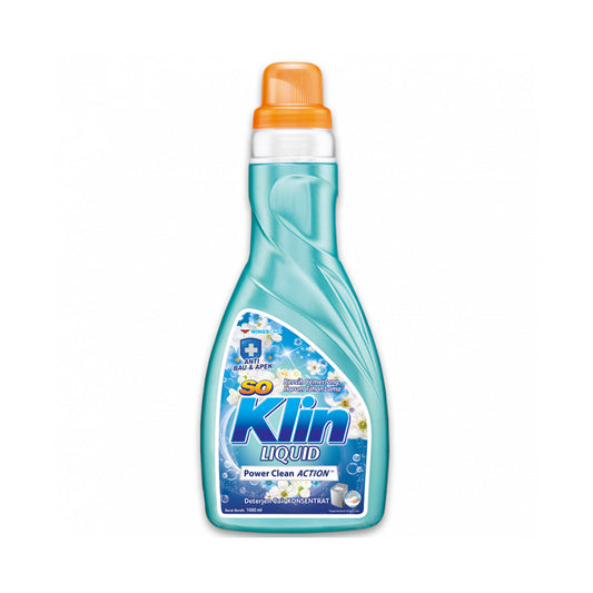SOKLIN LIQUID DETERGENT ANTI BACTERIAL BLUE 1 LTR