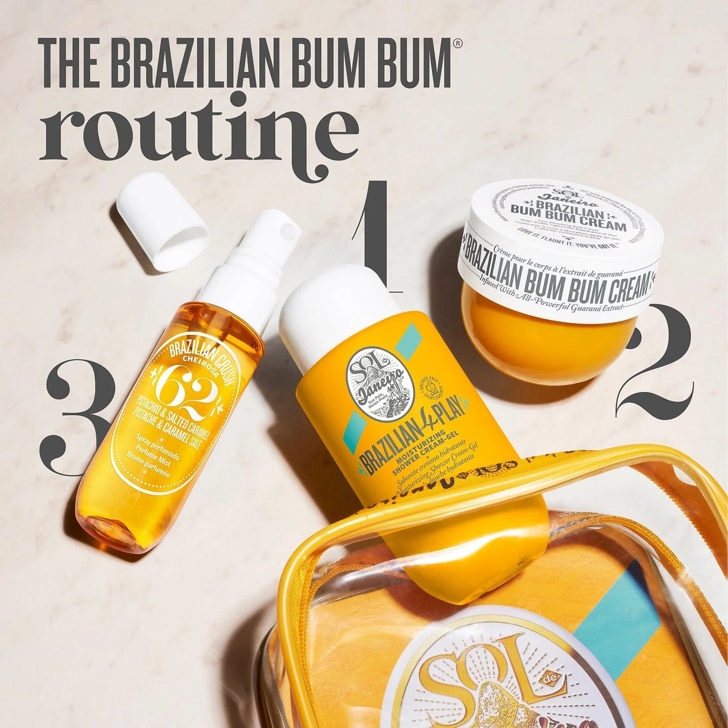 SOL DE JANEIRO #62 BUM BUM JET SET OF 3