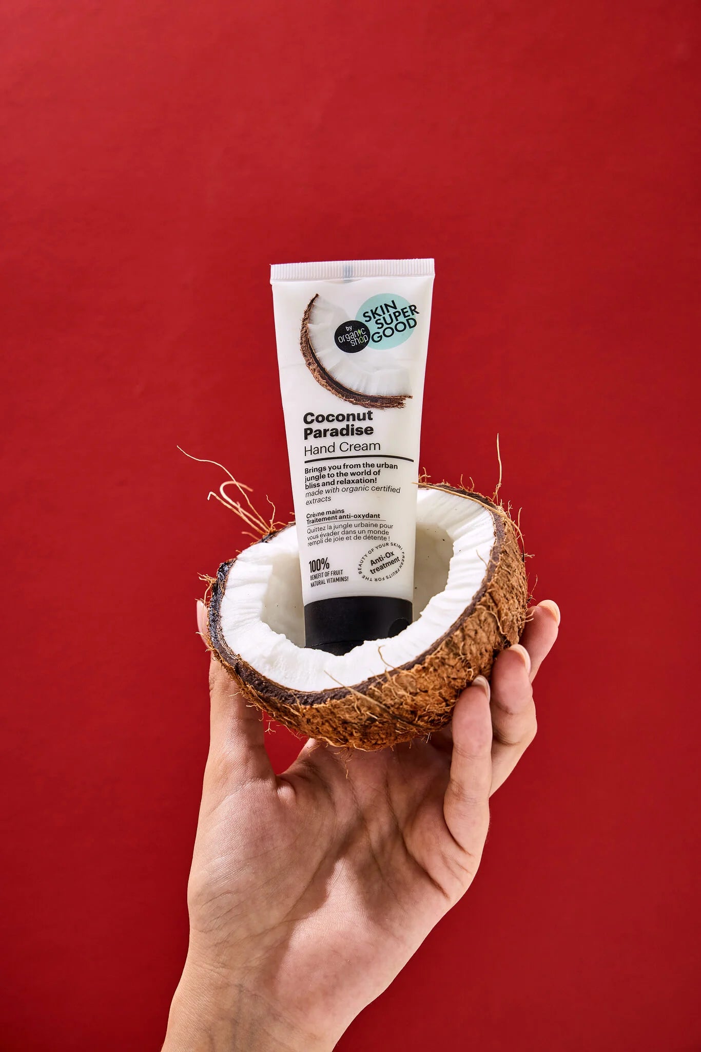 ORGANIC SHOP SKIN SUPER GOOD COCONUT PARADISE HAND CREAM ANTIOX TREATMENT 75ML