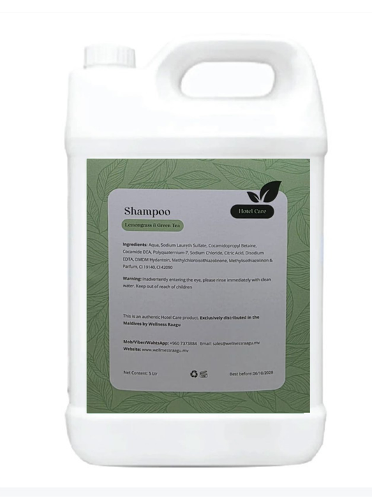 HOTEL CARE SHAMPOO LEMONGRASS & GREEN TEA 5L